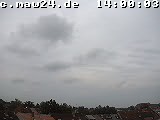 Der Himmel über Mannheim um 14:00 Uhr